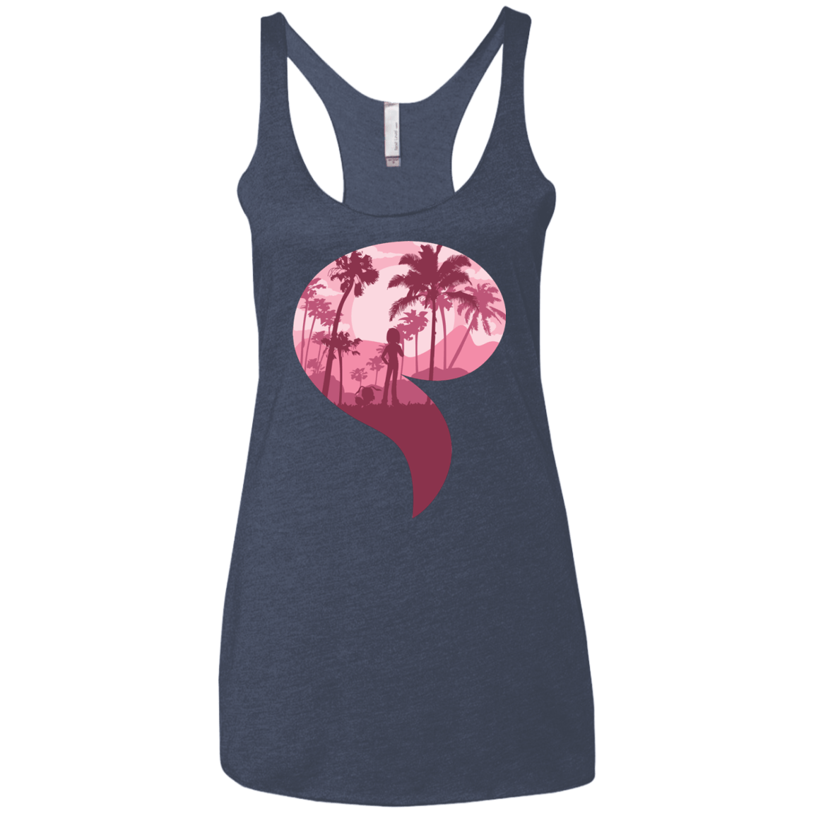 T-Shirts Vintage Navy / X-Small Kindness Women's Triblend Racerback Tank