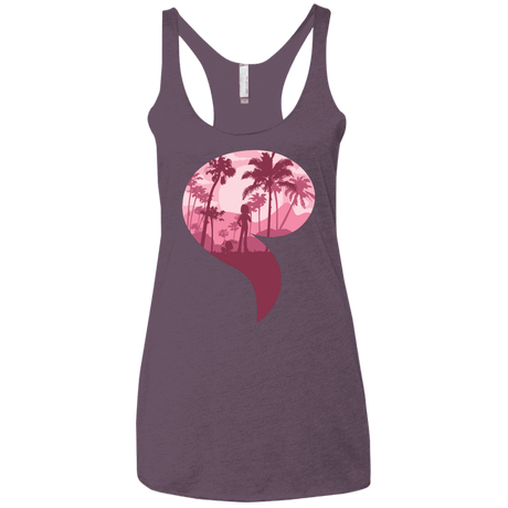 T-Shirts Vintage Purple / X-Small Kindness Women's Triblend Racerback Tank