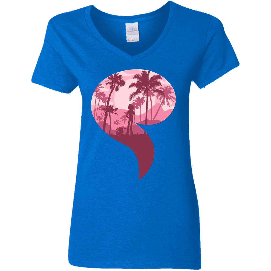 T-Shirts Royal / S Kindness Women's V-Neck T-Shirt