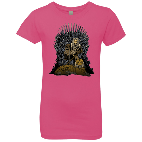T-Shirts Hot Pink / YXS King and Tiger Girls Premium T-Shirt