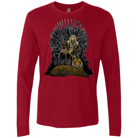 T-Shirts Cardinal / Small King and Tiger Men's Premium Long Sleeve