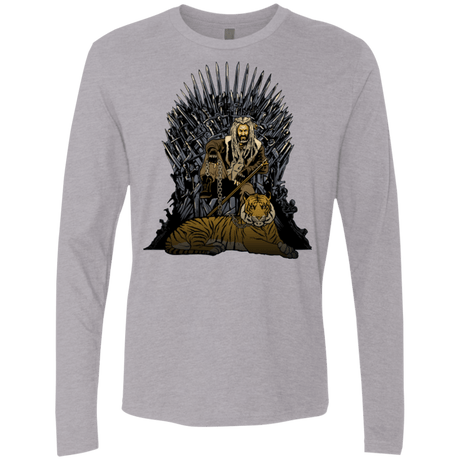 T-Shirts Heather Grey / Small King and Tiger Men's Premium Long Sleeve