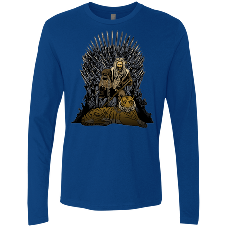 T-Shirts Royal / Small King and Tiger Men's Premium Long Sleeve