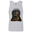T-Shirts Heather Grey / Small King and Tiger Men's Premium Tank Top
