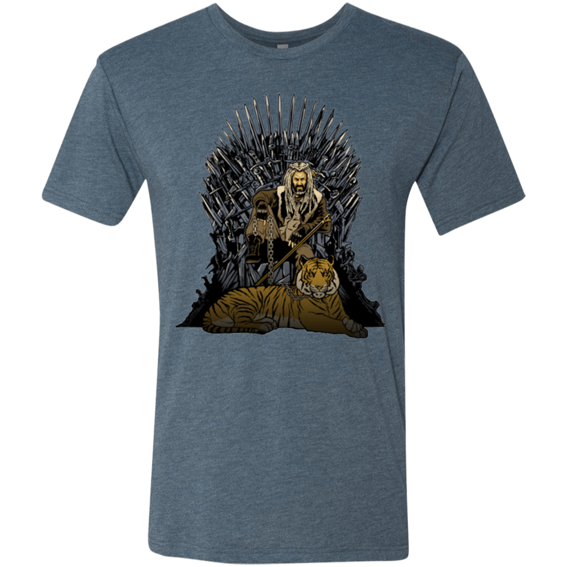 T-Shirts Indigo / Small King and Tiger Men's Triblend T-Shirt