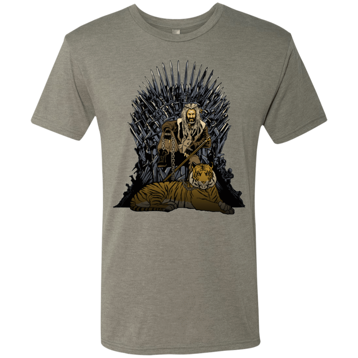 T-Shirts Venetian Grey / Small King and Tiger Men's Triblend T-Shirt