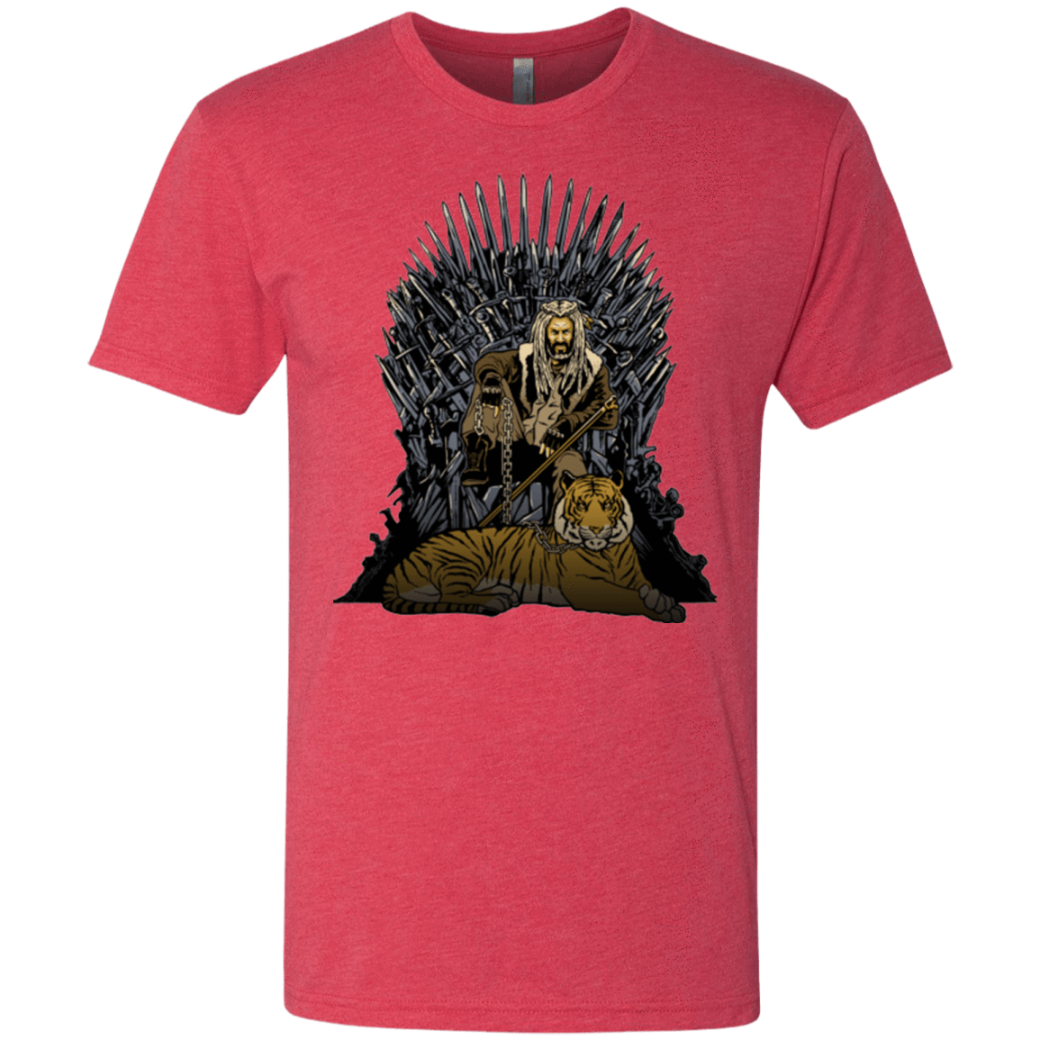 T-Shirts Vintage Red / Small King and Tiger Men's Triblend T-Shirt