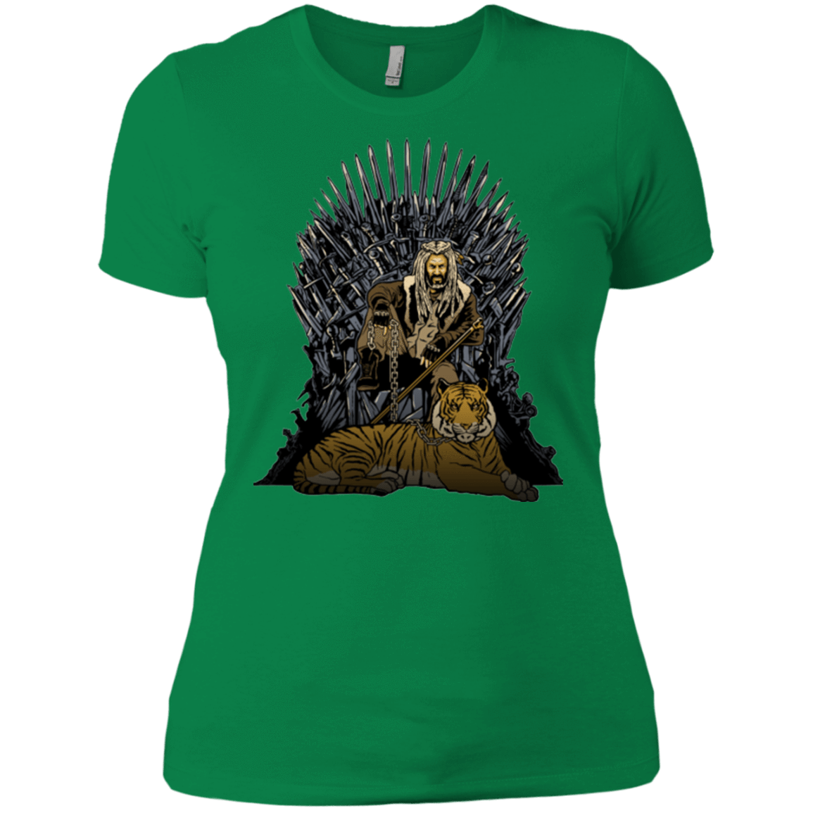 T-Shirts Kelly Green / X-Small King and Tiger Women's Premium T-Shirt