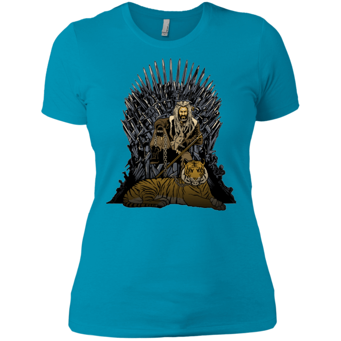 T-Shirts Turquoise / X-Small King and Tiger Women's Premium T-Shirt