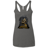T-Shirts Premium Heather / X-Small King and Tiger Women's Triblend Racerback Tank
