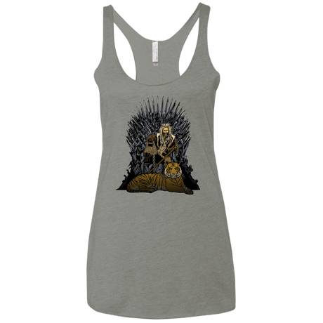 T-Shirts Venetian Grey / X-Small King and Tiger Women's Triblend Racerback Tank