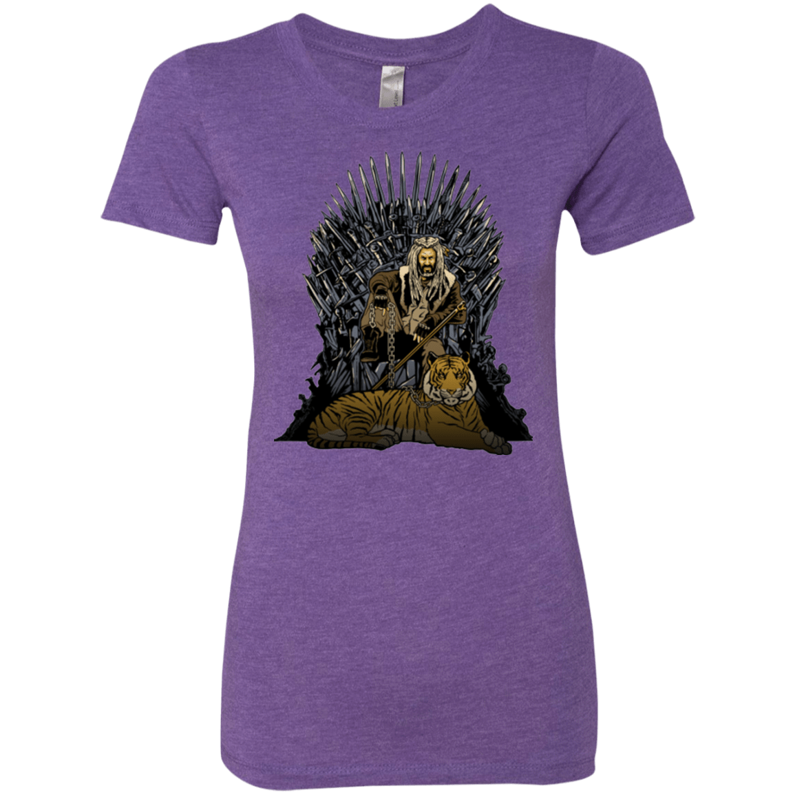 T-Shirts Purple Rush / Small King and Tiger Women's Triblend T-Shirt