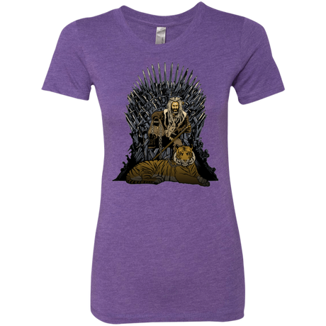 T-Shirts Purple Rush / Small King and Tiger Women's Triblend T-Shirt