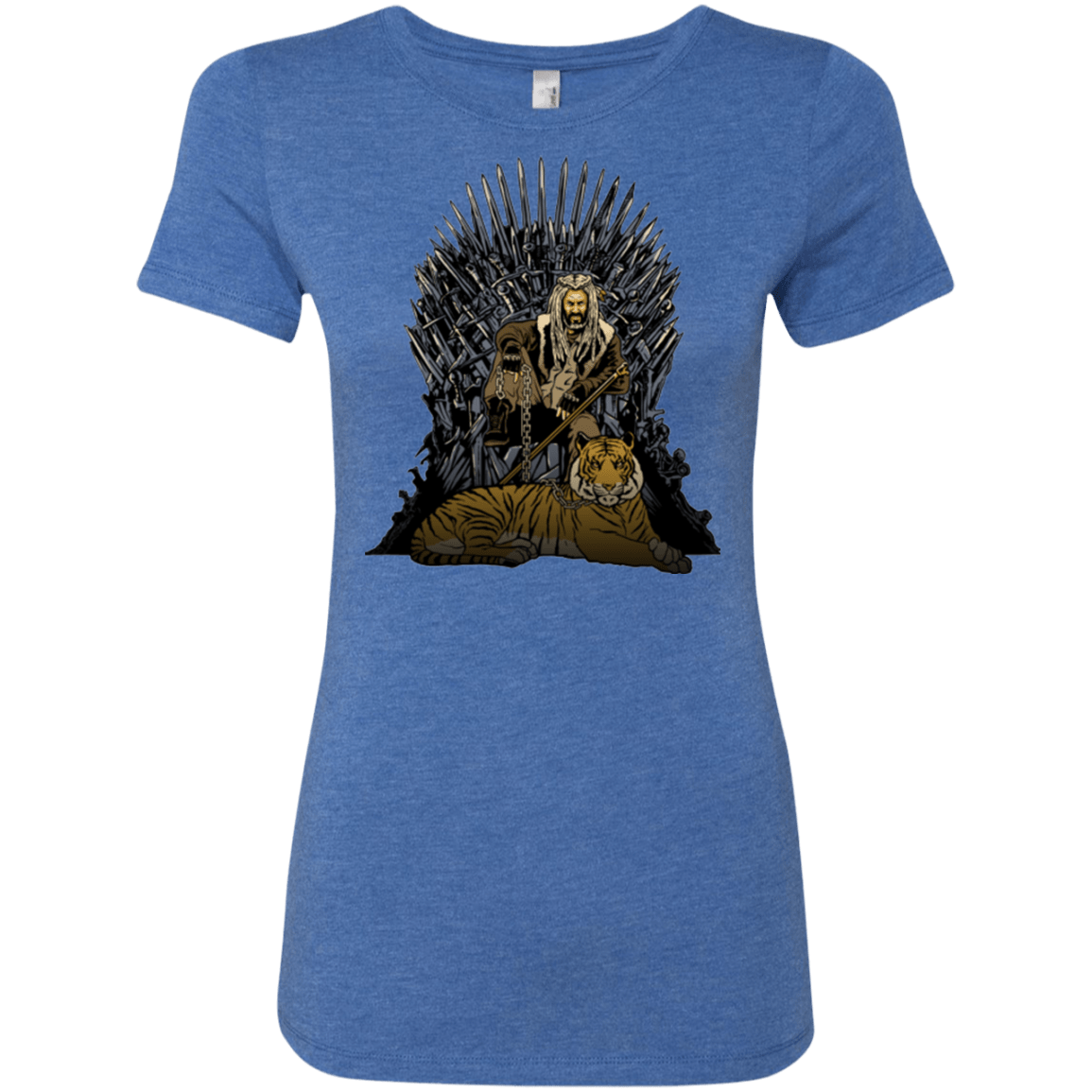 T-Shirts Vintage Royal / Small King and Tiger Women's Triblend T-Shirt