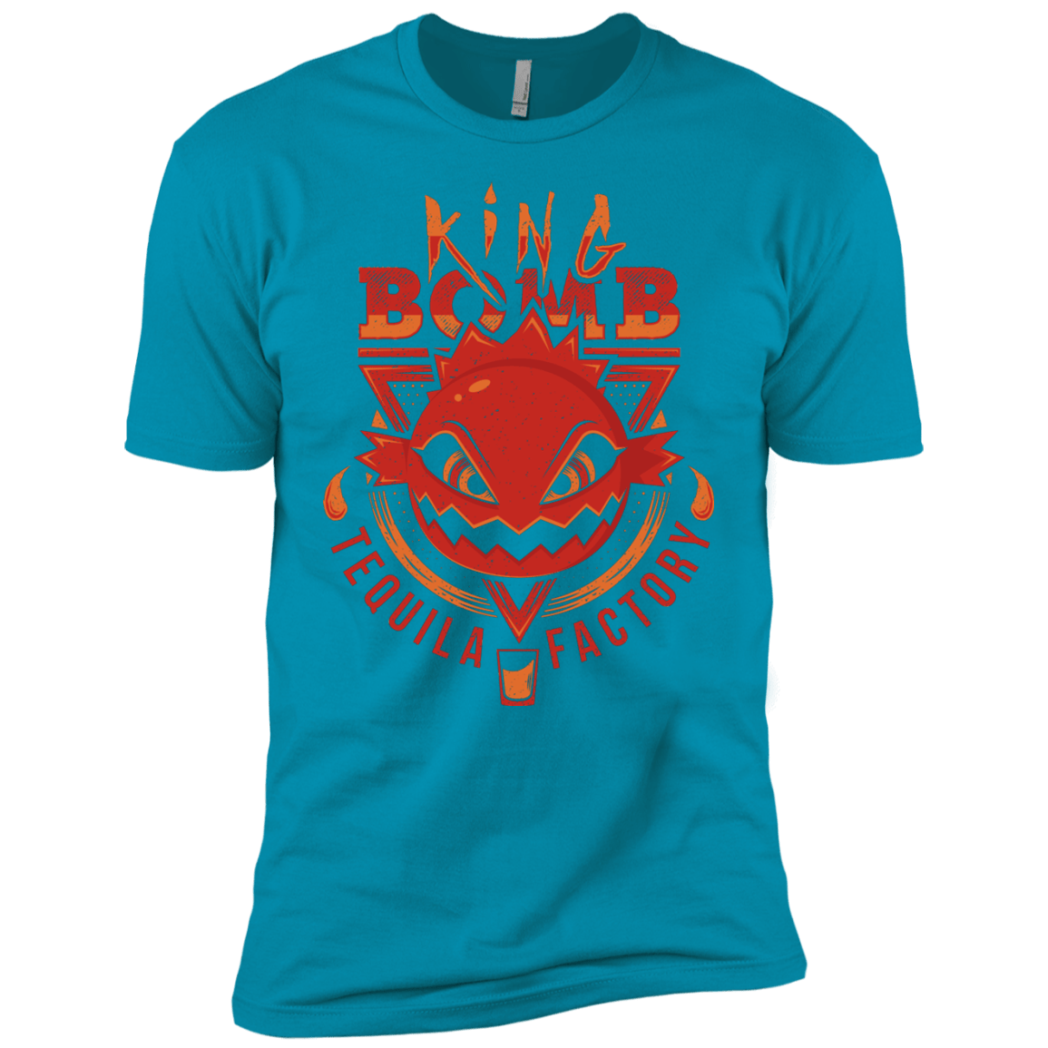 T-Shirts Turquoise / YXS King Bomb Tequila Boys Premium T-Shirt