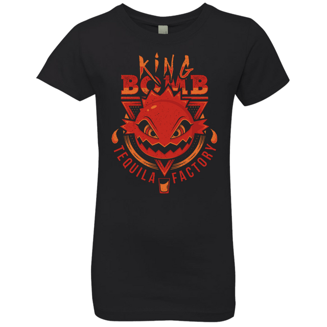 T-Shirts Black / YXS King Bomb Tequila Girls Premium T-Shirt