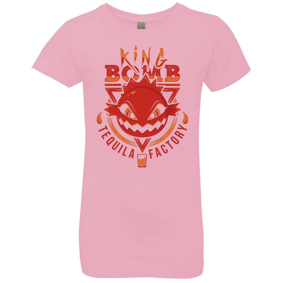 T-Shirts Light Pink / YXS King Bomb Tequila Girls Premium T-Shirt