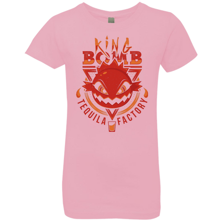 T-Shirts Light Pink / YXS King Bomb Tequila Girls Premium T-Shirt
