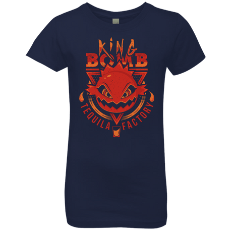 T-Shirts Midnight Navy / YXS King Bomb Tequila Girls Premium T-Shirt