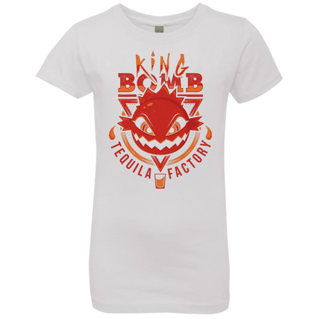 T-Shirts White / YXS King Bomb Tequila Girls Premium T-Shirt