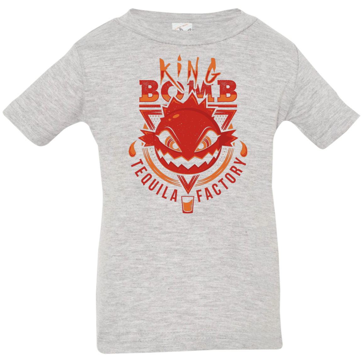 T-Shirts Heather Grey / 6 Months King Bomb Tequila Infant Premium T-Shirt