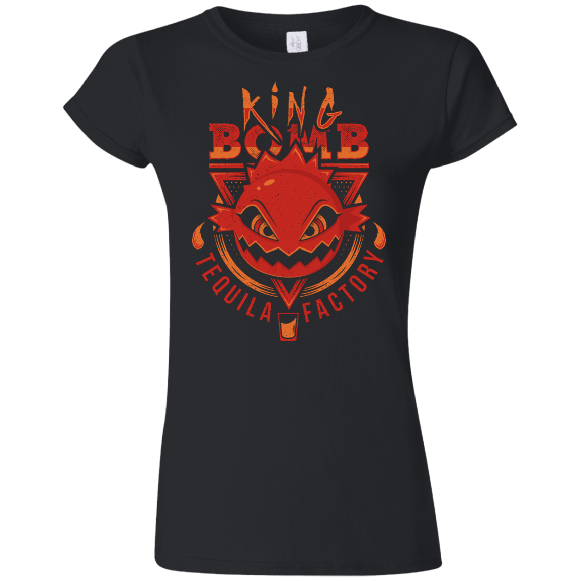 T-Shirts Black / S King Bomb Tequila Junior Slimmer-Fit T-Shirt