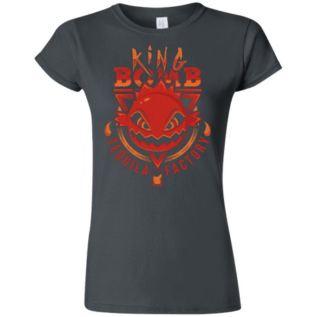 T-Shirts Charcoal / S King Bomb Tequila Junior Slimmer-Fit T-Shirt