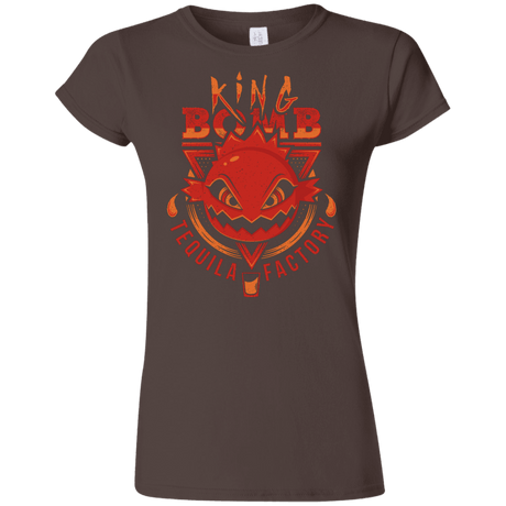 T-Shirts Dark Chocolate / S King Bomb Tequila Junior Slimmer-Fit T-Shirt