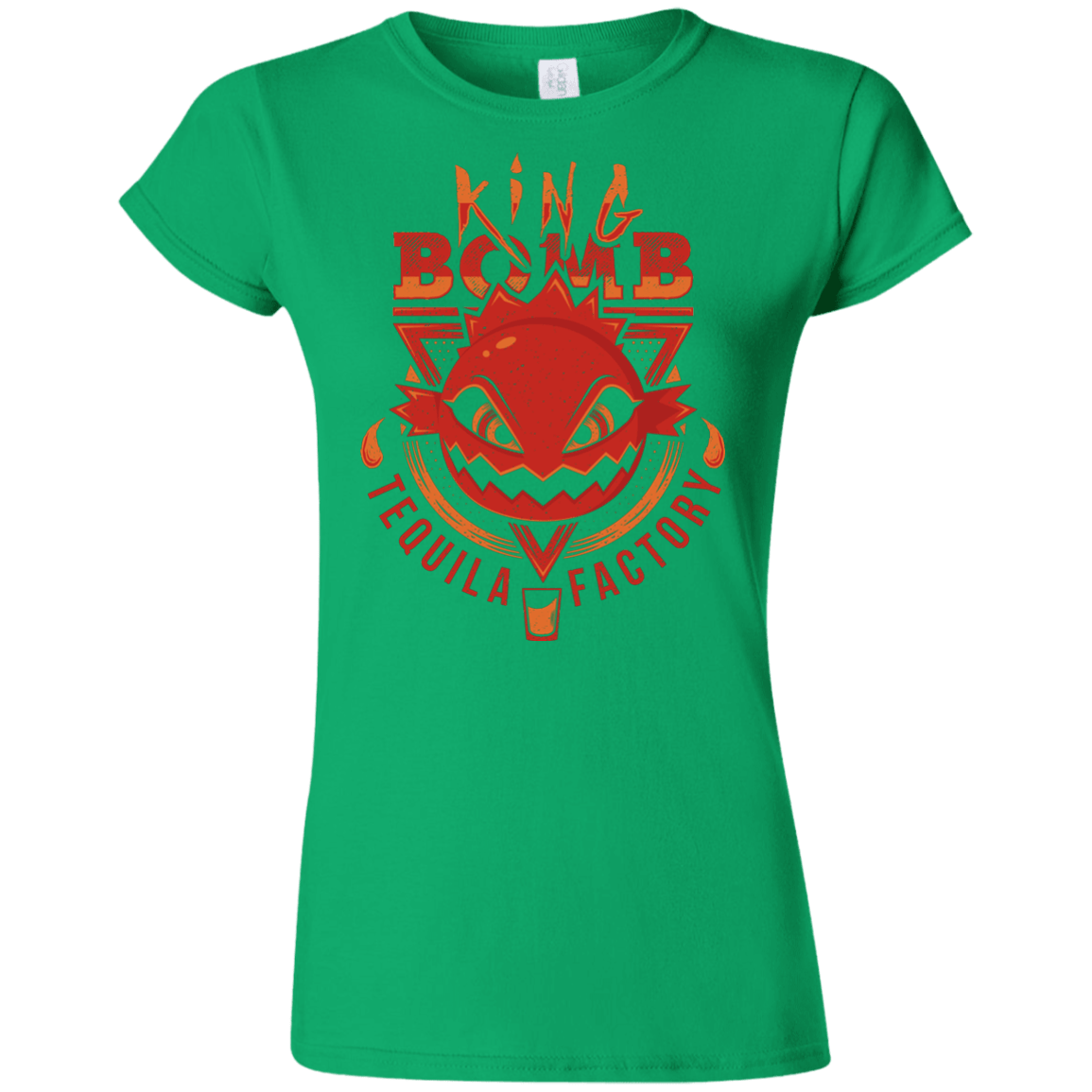 T-Shirts Irish Green / S King Bomb Tequila Junior Slimmer-Fit T-Shirt
