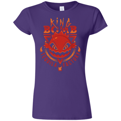 T-Shirts Purple / S King Bomb Tequila Junior Slimmer-Fit T-Shirt