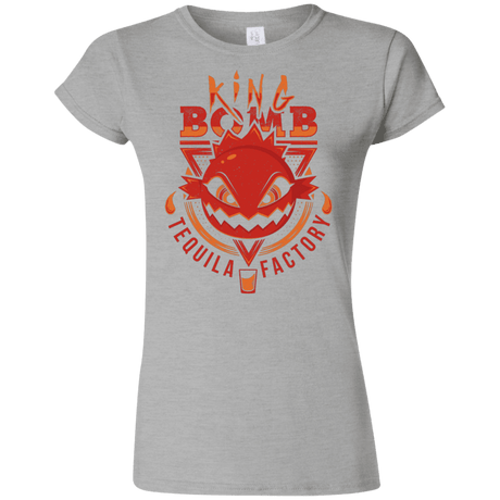 T-Shirts Sport Grey / S King Bomb Tequila Junior Slimmer-Fit T-Shirt