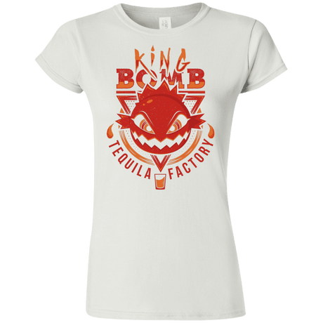 T-Shirts White / S King Bomb Tequila Junior Slimmer-Fit T-Shirt