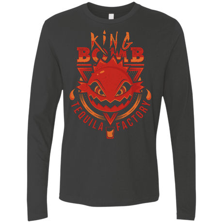 T-Shirts Heavy Metal / S King Bomb Tequila Men's Premium Long Sleeve