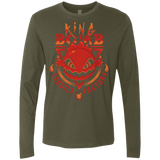 T-Shirts Military Green / S King Bomb Tequila Men's Premium Long Sleeve