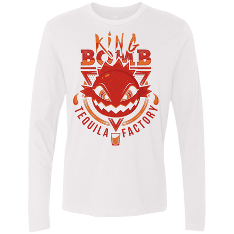 T-Shirts White / S King Bomb Tequila Men's Premium Long Sleeve