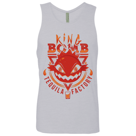 T-Shirts Heather Grey / S King Bomb Tequila Men's Premium Tank Top