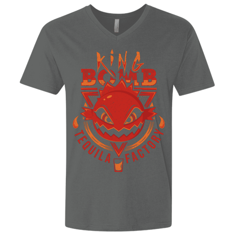 T-Shirts Heavy Metal / X-Small King Bomb Tequila Men's Premium V-Neck