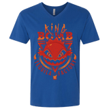 T-Shirts Royal / X-Small King Bomb Tequila Men's Premium V-Neck