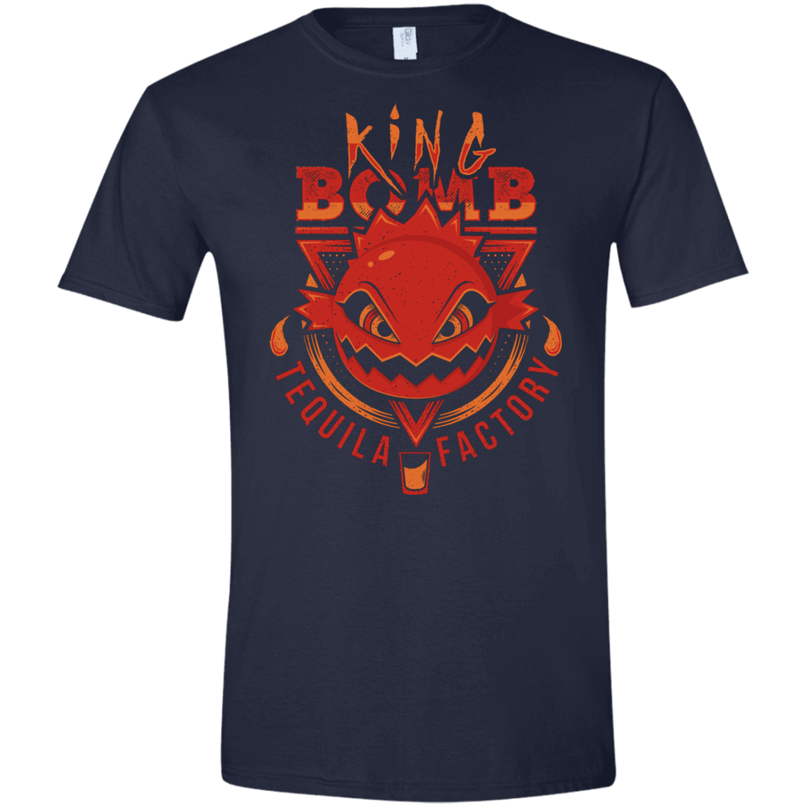 T-Shirts Navy / X-Small King Bomb Tequila Men's Semi-Fitted Softstyle