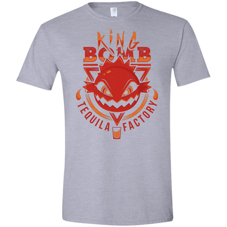 T-Shirts Sport Grey / X-Small King Bomb Tequila Men's Semi-Fitted Softstyle