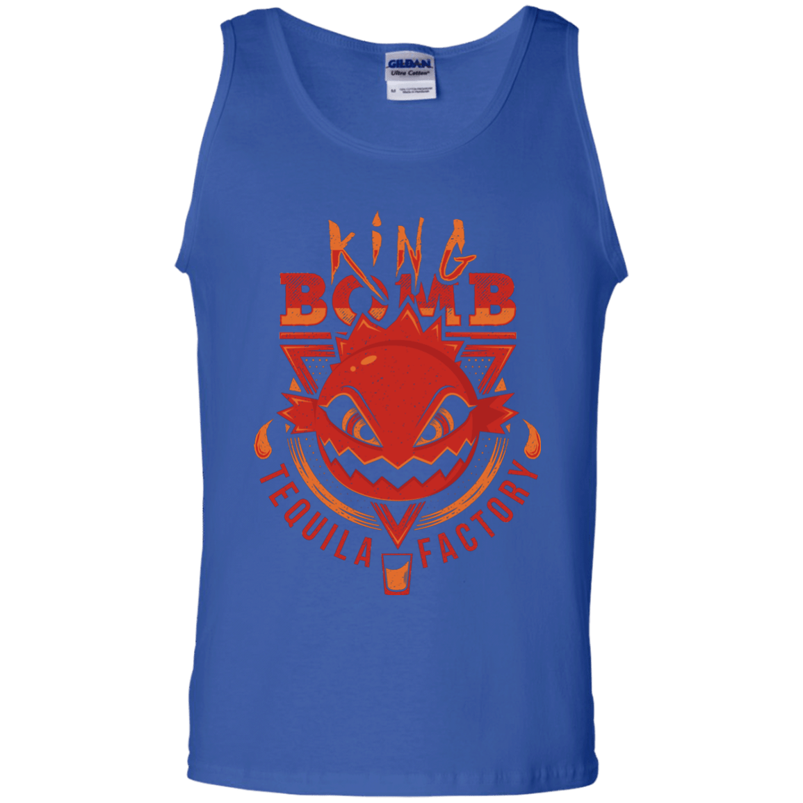 T-Shirts Royal / S King Bomb Tequila Men's Tank Top