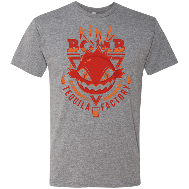 T-Shirts Premium Heather / S King Bomb Tequila Men's Triblend T-Shirt