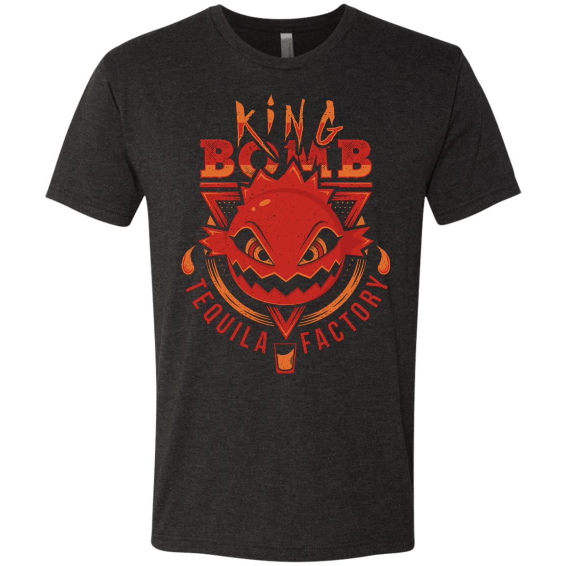 T-Shirts Vintage Black / S King Bomb Tequila Men's Triblend T-Shirt