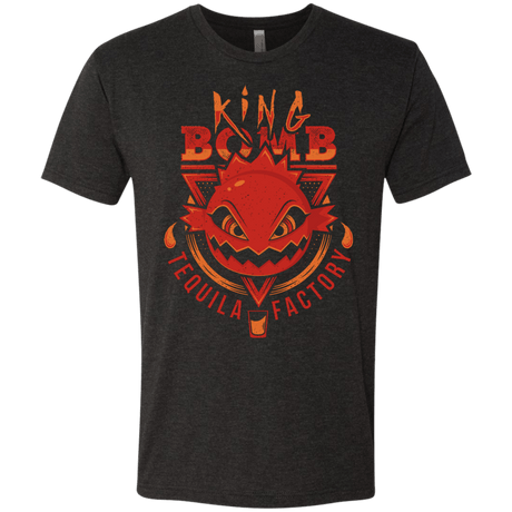 T-Shirts Vintage Black / S King Bomb Tequila Men's Triblend T-Shirt