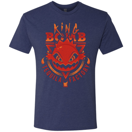 T-Shirts Vintage Navy / S King Bomb Tequila Men's Triblend T-Shirt
