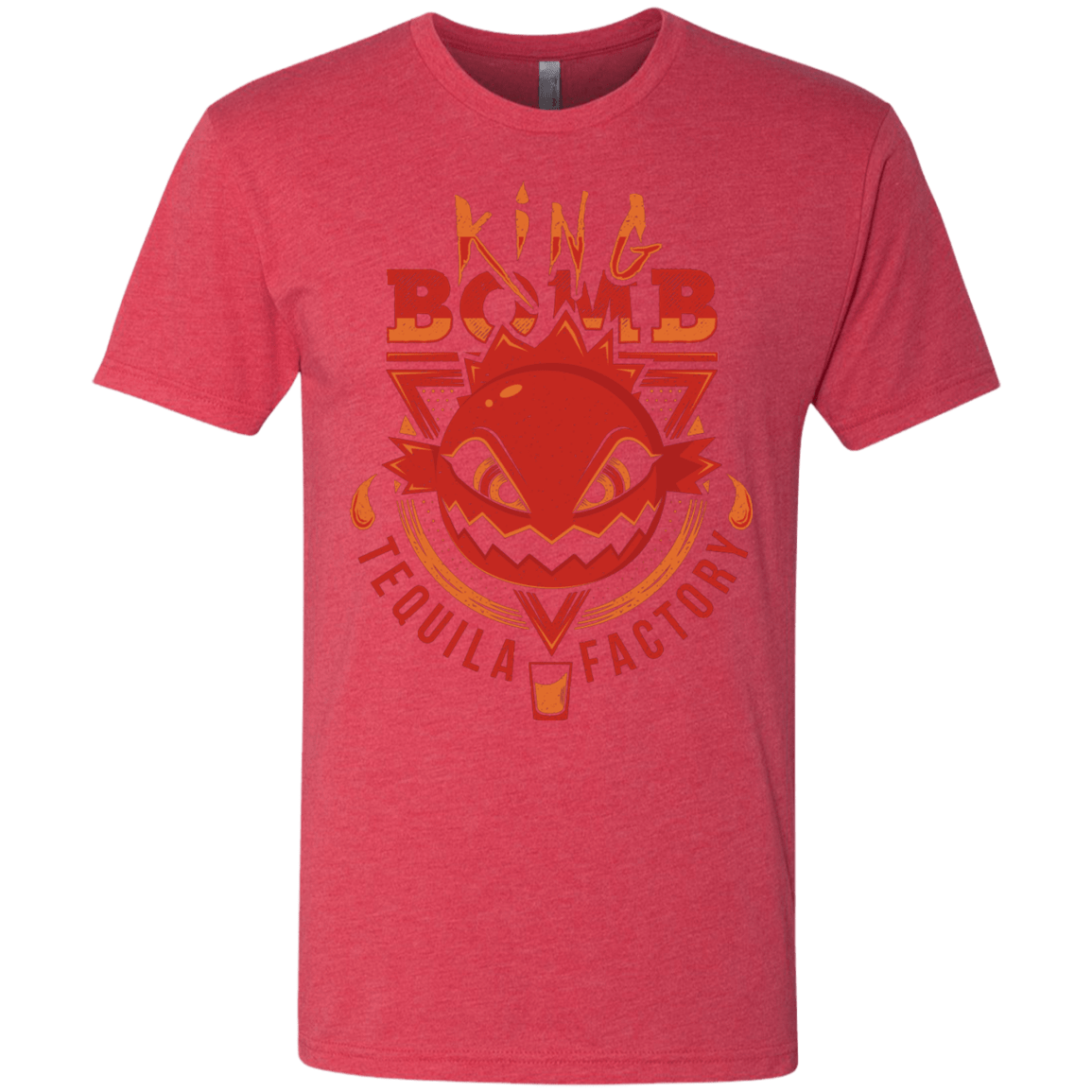 T-Shirts Vintage Red / S King Bomb Tequila Men's Triblend T-Shirt