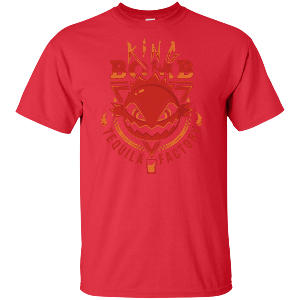 T-Shirts Red / XLT King Bomb Tequila Tall T-Shirt