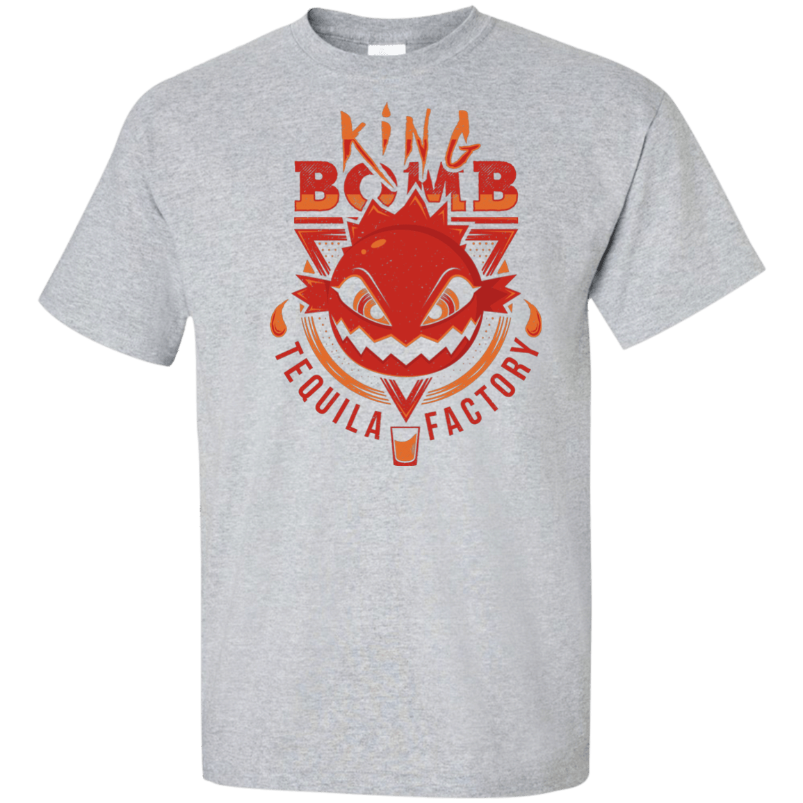 T-Shirts Sport Grey / XLT King Bomb Tequila Tall T-Shirt