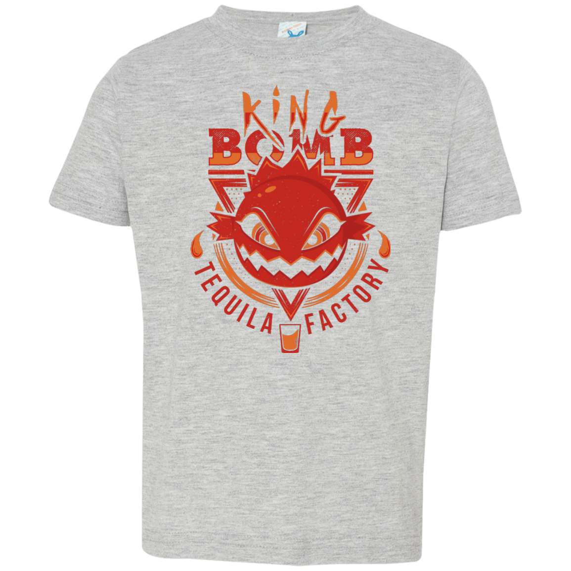 T-Shirts Heather Grey / 2T King Bomb Tequila Toddler Premium T-Shirt