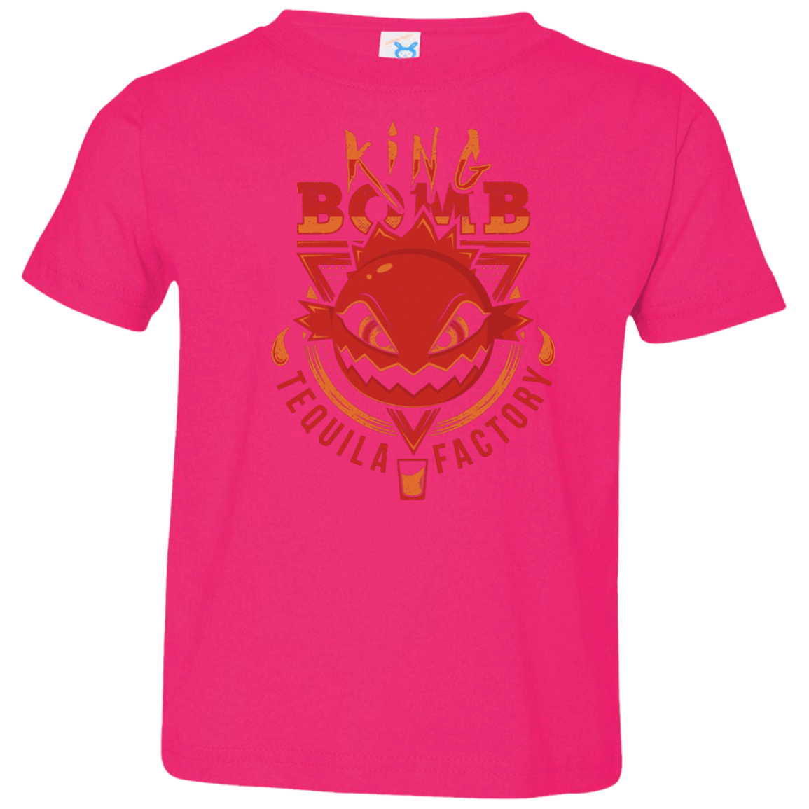 T-Shirts Hot Pink / 2T King Bomb Tequila Toddler Premium T-Shirt